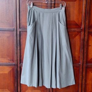Vintage 100% pure silk skirt M